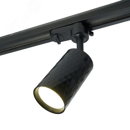 Светильник трековый на шинопровод ДПО GU10 без лампы черный - фото 4