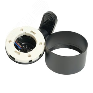 Светильник трековый на шинопровод ДПО GX53 без лампы IP40 черный - фото 2