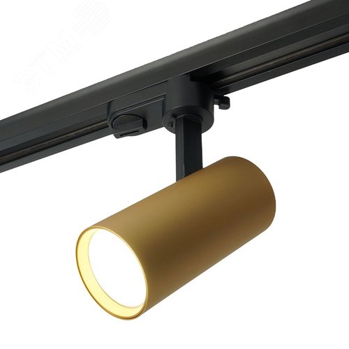 Светильник трековый на шинопровод ДПО GU10 без лампы золото - фото 2