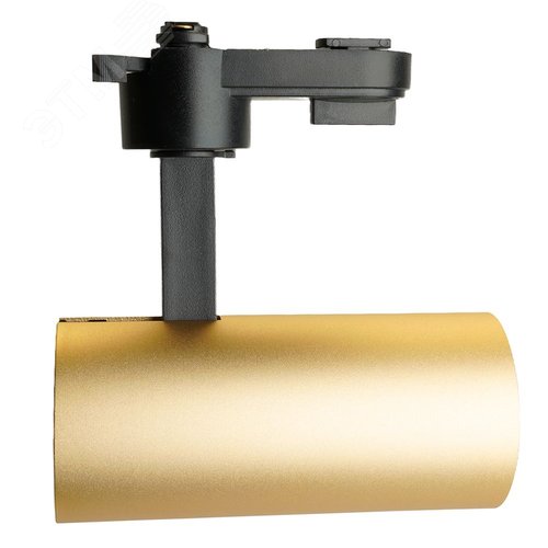 Светильник трековый на шинопровод ДПО GU10 без лампы золото - фото 4