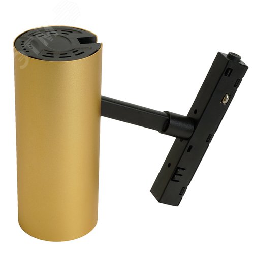 Светильник светодиодный трековый магнитный на шинопровод ДПО-10w 4000К 900Лм 48v золото - фото 3