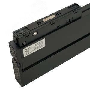 Светильник светодиодный трековый магнитный на шинопровод ДПО-24w 4000К 1920Лм 48v поворотный черный - фото 4