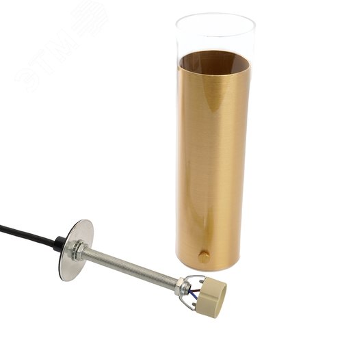 Светильник ДСО GU10 без лампы на подвесе золото черный - фото 5