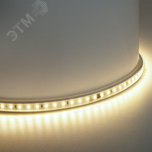 Лента светодиодная 10Вт/м 220В 3000К IP65 120LED/м LS710 - фото 2