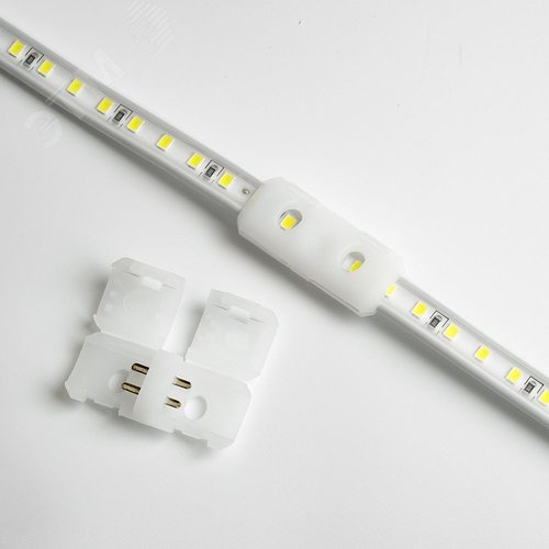 Лента светодиодная 10Вт/м 220В 3000К IP65 120LED/м LS710 - фото 4