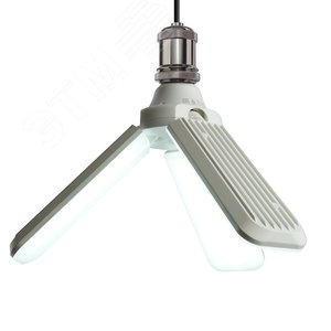 Лампа светодиодная LED 50вт Е27 белый 3 лепестка трансформер - фото 7