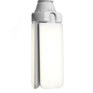 Лампа светодиодная LED 50вт Е27 дневной 3 лепестка трансформер - фото 3