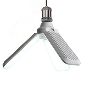 Лампа светодиодная LED 50вт Е27 дневной 3 лепестка трансформер - фото 6