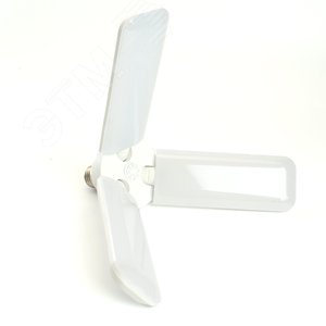 Лампа светодиодная LED 50вт Е27 дневной 3 лепестка трансформер - фото 8