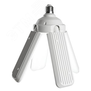 Лампа светодиодная LED 70вт Е27 белый 4 лепестка трансформер