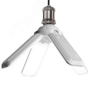 Лампа светодиодная LED 70вт Е27 белый 4 лепестка трансформер - фото 5