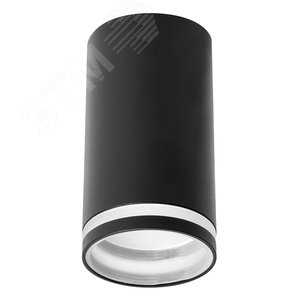 Изображение товара Светильник ДПО GU10 без лампы черный (шт)