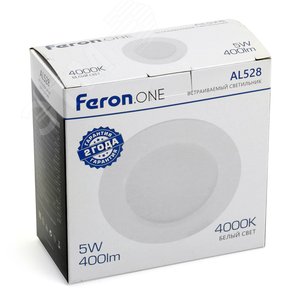 Светильник светодиодный ДВО-5w 4000K 400Лм slim белый .ONE - фото 10