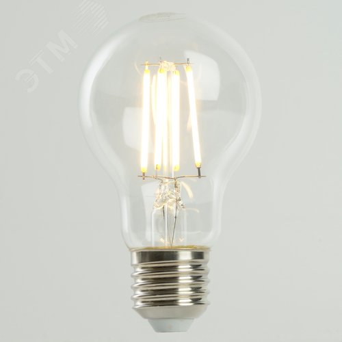 Лампа светодиодная LED 6вт Е27 теплый FILAMENT .PRO - фото 7
