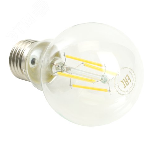 Лампа светодиодная LED 6вт Е27 дневной FILAMENT .PRO - фото 4