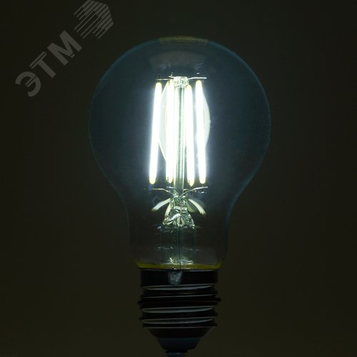 Лампа светодиодная LED 6вт Е27 дневной FILAMENT .PRO - фото 5