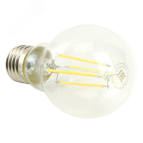Лампа светодиодная LED 8вт Е27 теплый FILAMENT .PRO - фото 4