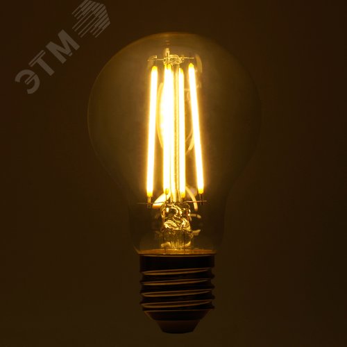 Лампа светодиодная LED 8вт Е27 теплый FILAMENT .PRO - фото 7