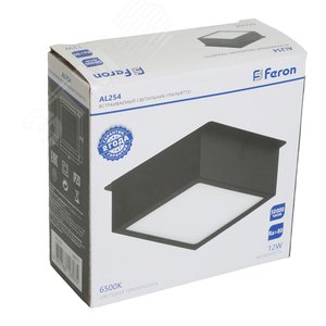 Светильник светодиодный ДВО-12w 6500К 960Лм черный Грильятто - фото 7