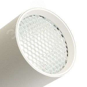 Светильник светодиодный трековый на шинопровод ДПО-10w 4000К 800Лм белый с антибликовой решеткой - фото 2