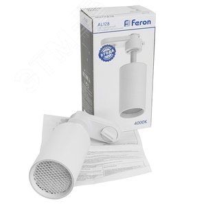 Светильник светодиодный трековый на шинопровод ДПО-10w 4000К 800Лм белый с антибликовой решеткой - фото 3