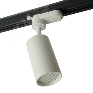 Светильник светодиодный трековый на шинопровод ДПО-10w 4000К 800Лм белый с антибликовой решеткой - фото 5