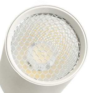 Светильник светодиодный трековый на шинопровод ДПО-10w 4000К 800Лм белый с антибликовой решеткой - фото 11