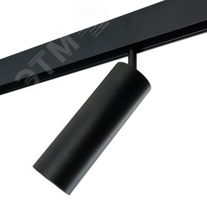 Светильник светодиодный трековый магнитный на шинопровод ДПО-12w 4000К 960Лм 48v черный с антибликовой решеткой - фото 6