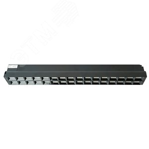 Светильник светодиодный трековый на шинопровод ДПО-2х30w 6500К 6600Лм поворотный черный - фото 4