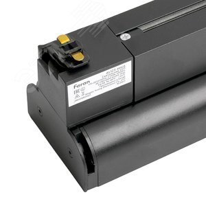 Светильник светодиодный трековый на шинопровод ДПО-2х30w 6500К 6600Лм поворотный черный - фото 6