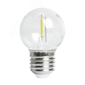 Лампа светодиодная LED 2вт Е27 зеленый шар - фото 3