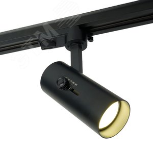Светильник трековый на шинопровод ДПО GU10 без лампы черный с регулируемым углом освещения 45-110 гр - фото 5