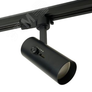 Светильник трековый на шинопровод ДПО GU10 без лампы черный с регулируемым углом освещения 45-110 гр - фото 6