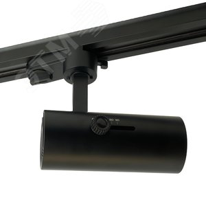 Светильник трековый на шинопровод ДПО GU10 без лампы черный с регулируемым углом освещения 45-110 гр - фото 7