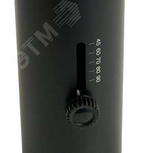 Светильник трековый на шинопровод ДПО GU10 без лампы черный с регулируемым углом освещения 45-110 гр - фото 12