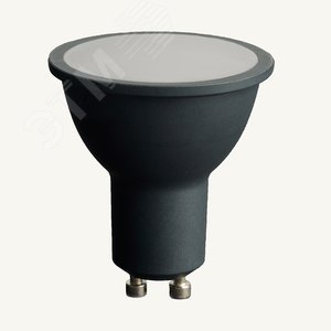 Лампа светодиодная LED 8вт 230в GU10 теплый черный корпус .PRO - фото 2