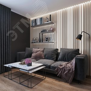 Лента светодиодная COB 12Вт/м 24В 4000К IP20 512LED/м LS530 - фото 7