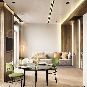 Лента светодиодная COB 12Вт/м 24В 3000К IP20 512LED/м LS530 - фото 7