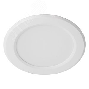 Изображение товара Светильник светодиодный ДВО-9w 6500К 720Лм с БАП 3ч. в пластиковом корпусе белый (шт)