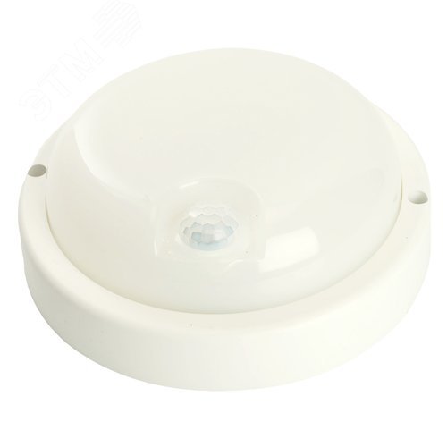 Изображение товара Светильник светодиодный ДБП-8w с датчиком 4000К 640Лм IP65 круглый белый (шт)