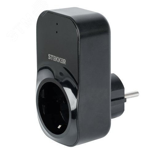 Изображение товара Реле напряжения для розетки 230В 16A черный STEKKER (шт)