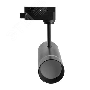 Светильник светодиодный трековый на шинопровод ДПО-12w 2700К 1080Лм черный - фото 3