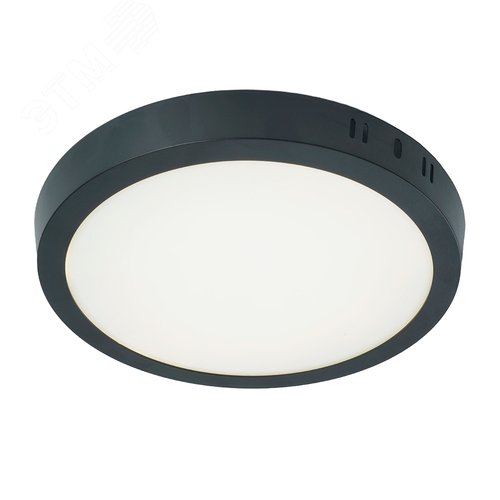 Изображение товара Светильник светодиодный ДПО-18w 4000K 1260Лм черный (шт)