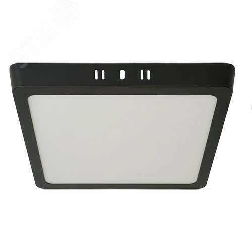 Светильник светодиодный ДПО-24w 4000K 1760Лм квадратный черный - фото 7