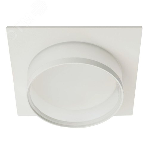 Светильник ДВО-15w GX53 без лампы квадратный белый - фото 2