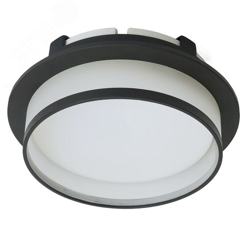 Светильник ДВО-25w GX70 без лампы черный - фото 1