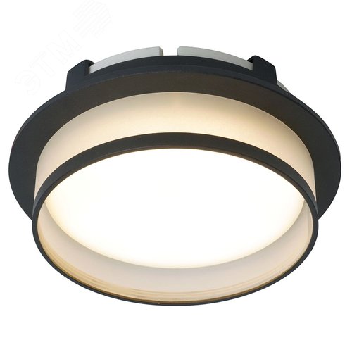 Светильник ДВО-25w GX70 без лампы черный - фото 2