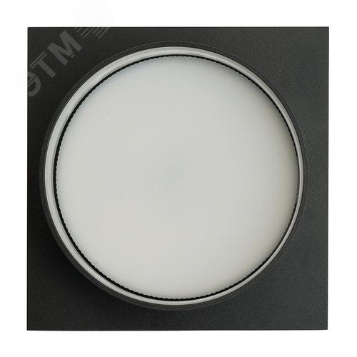 Светильник ДВО-25w GX70 без лампы квадратный черный - фото 4