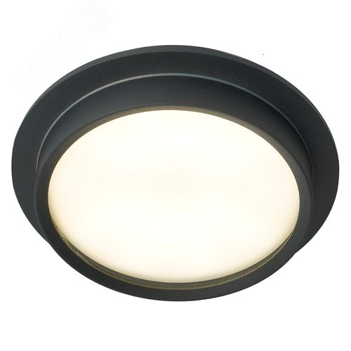 Светильник ДВО-25w GX70 без лампы черный IP44 - фото 3