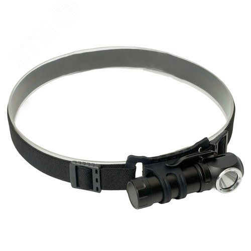 Изображение товара Фонарь светодиодный налобный аккумуляторный 3W 1000mAh 1COB USB IP44, алюминий (шт)